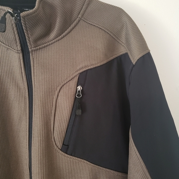 Swiss Tech Men's Sweater Knit Fleece Jacket - Picture 6 of 9